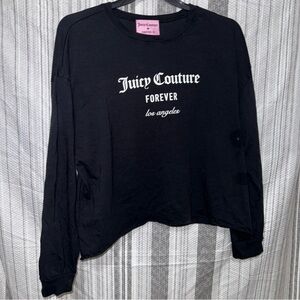 Juicy Couture Black Long Sleeve Tee